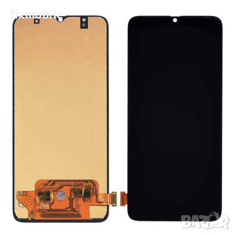 Дисплей за SAMSUNG A705 Galaxy A70 (2019) с черен тъчскрийн, с регулируема подсветка IPS, снимка 1