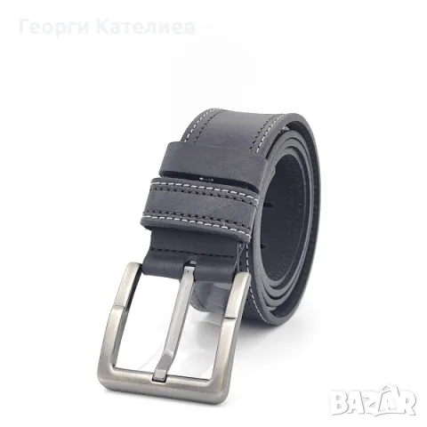 Мъжки портфейл David Polo и колан -Подаръчен комплект естествена кожа Код на продукта:M-0031, снимка 4 - Подаръци за мъже - 48126212