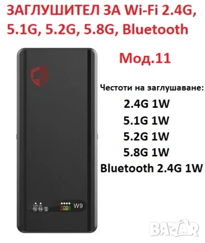Заглушители за GSM, GPS, WiFi, Bluetooth, снимка 12 - Друга електроника - 47440485