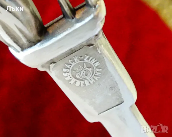 Калаена лъжица с фигури на съпрузи за калаена сватба., снимка 8 - Антикварни и старинни предмети - 50380073