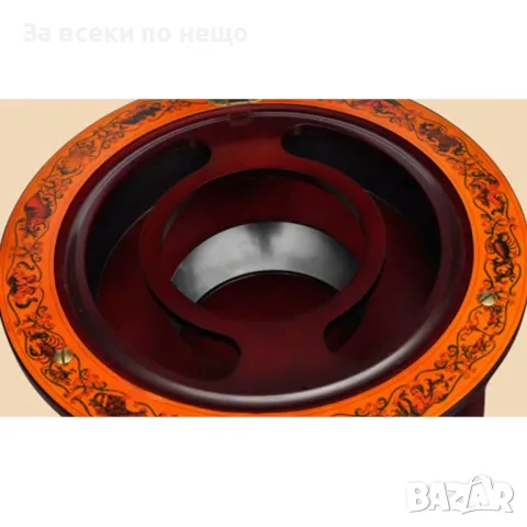 Глобус бар стойка за вино, евкалиптово дърво Код P358, снимка 3 - Декорация за дома - 49804674