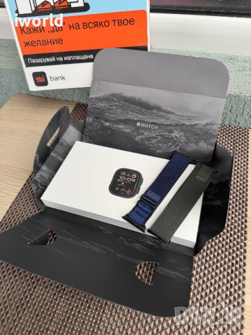  НОВ❌ Apple Watch ULTRA 2 ❗️Лизинг от 60лв/м ❗️ 49mm Cell / Black Titanium Гаранция‼️ , снимка 5 - Apple iPhone - 51193936