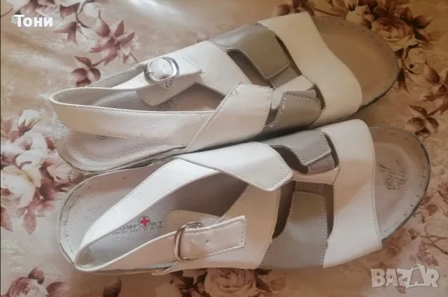 Дамски Сандали Изцяло от Естествена Кожа 39, снимка 10 - Сандали - 50914999