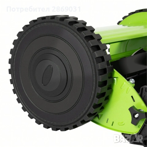 Ръчна косачка за трева с кош 40 см (16") – 5 остриета, регулируема височина, снимка 7 - Други - 53938649