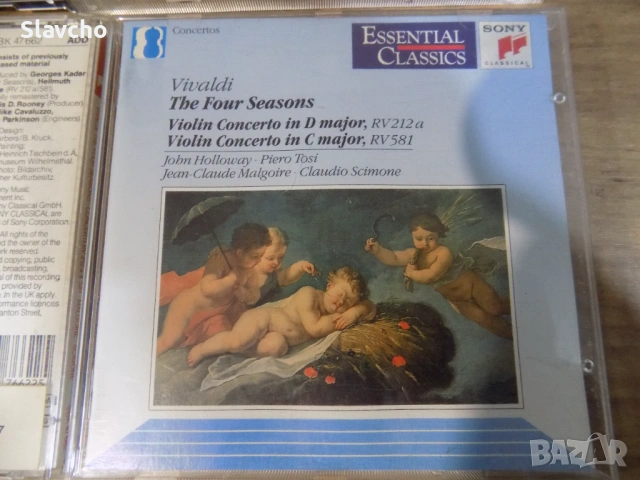 Компакт дискове на - Rachmaninov - Piano Concerto 3 & Paganini Rhapsody/Antonio Vivaldi -The Four..., снимка 8 - CD дискове - 38580909