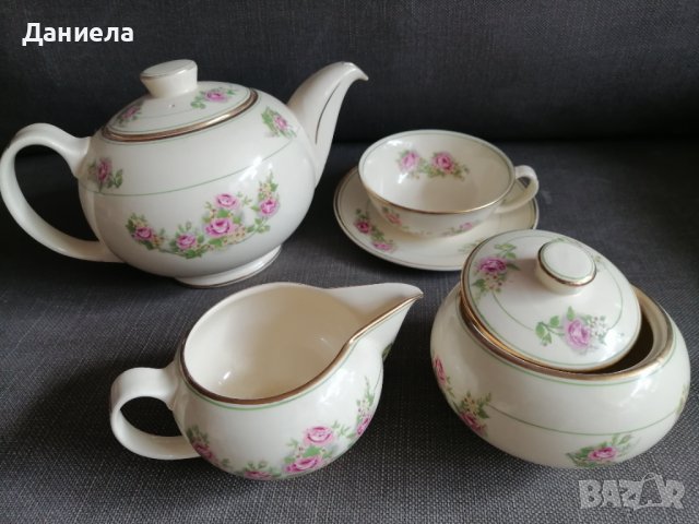 Сервиз за чай - от 17 части, снимка 5 - Сервизи - 42793043