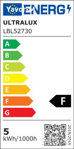 LED Лампа, Топка 5W, E27, 3000K, 220-240V AC, Топла светлина, Ultralux - LBL52730, снимка 2 - Крушки - 40861545