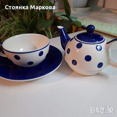 Авторски комплект за чай-нов, снимка 3 - Сервизи - 53002677