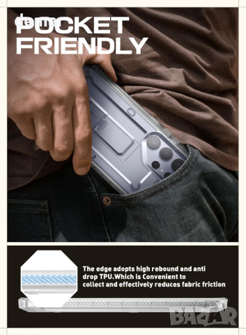 SUPCASE Unicorn Beetle Pro Калъф за Samsung Galaxy S24 Ultra 5G (2024),с вграден протектор,прозрачен, снимка 7 - Калъфи, кейсове - 44742147