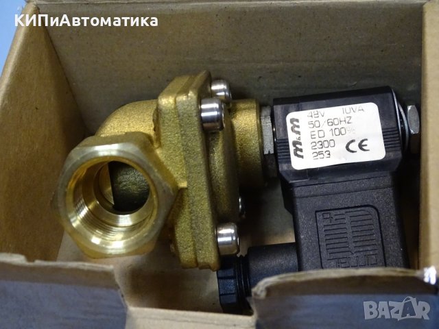 магнет вентил m&m international B205DBZ 48V 1/2, снимка 6 - Резервни части за машини - 36922036