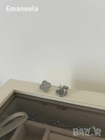 Chanel van cleef дамски обеци , снимка 8 - Обеци - 56202114
