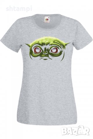 Дамска тениска Star Wars Yoda 2,Филм,Игра,superhero,Изненада,Подарък,Повод,, снимка 5 - Тениски - 37732885