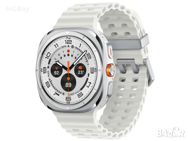 НОВ Samsung Galaxy Watch Ultra 47mm LTE Titanium White, Гаранция, снимка 2 - Смарт часовници - 54048971