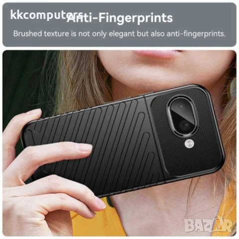 Google Pixel 9a Удароустойчив Twill Texture Калъф и Протектор, снимка 7 - Калъфи, кейсове - 51122490