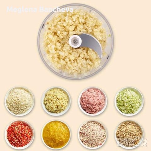 Мини Чопър за чесън и подправки , снимка 3 - Чопъри и пасатори - 42385315