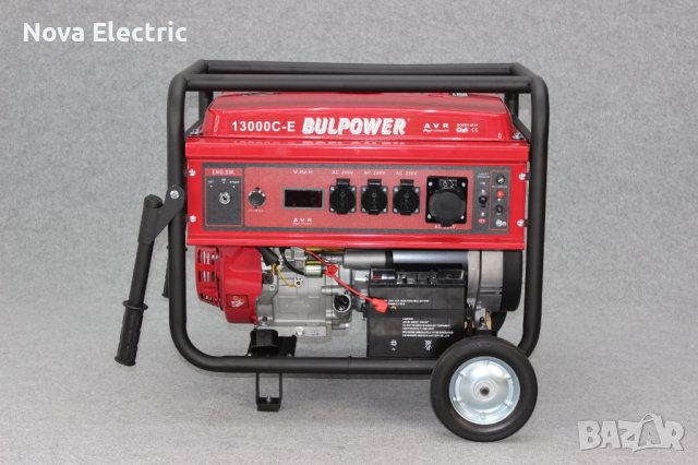 ТРИФАЗЕН Генератор За Ток 10kW+АТС Табло - Бензин, снимка 6 - Генератори - 39290699