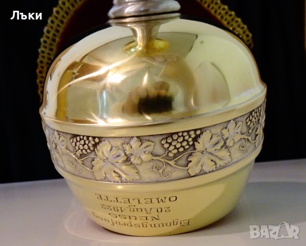 Царски бронзов бокал,чаша за вино 500 мл.,лози,грозде , снимка 4 - Антикварни и старинни предмети - 37274989