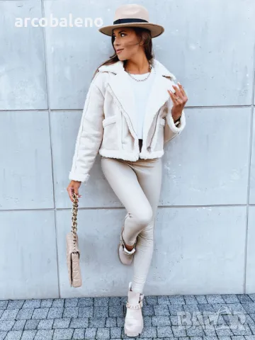 PLAYDIVA Дамско кожено яке, 2цвята , снимка 4 - Якета - 47750792