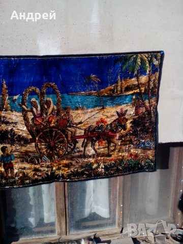 Старинен ковьор,покривка за стена #138, снимка 4 - Други ценни предмети - 30748277