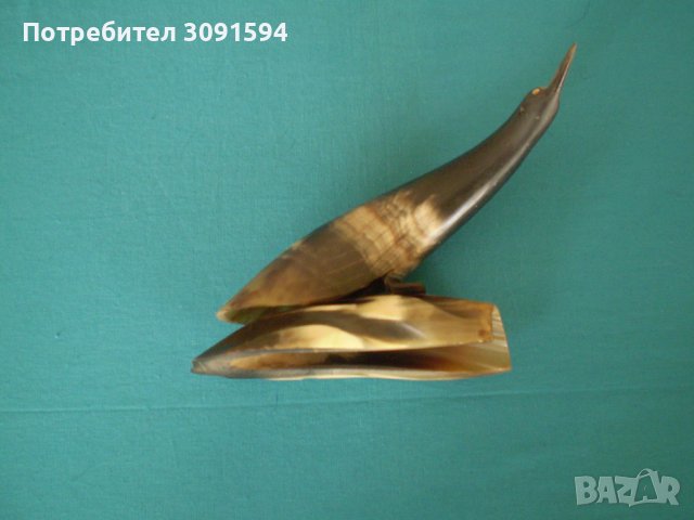 Фигура от моржова кост Лого ретро месокомбинат Плевен, снимка 11 - Колекции - 38326775