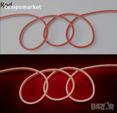 Диодна лента 2633 5 метра 12V - червена, снимка 1