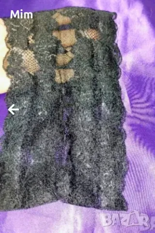 2XL Дантелени жартиери за бедра в бяло и черно , снимка 13 - Бельо - 56048812
