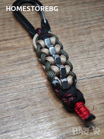 Изработка на Paracord гривни и ключодържатели във всякакви форми, снимка 10 - Гривни - 54002864