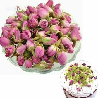25 гр сушени цветове цвят розови пъпки пъпка от рози натурални
