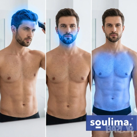 Машинка за подстригване и бръснене / Тример за брада и тяло - безжичен, снимка 8 - Друга електроника - 53947580