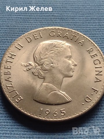 Монета 1965г. Кралица Елизабет втора , ЧЪРЧИЛ за КОЛЕКЦИЯ 36588, снимка 3 - Нумизматика и бонистика - 42711327