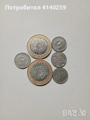 ВЕЛИКОБРИТАНИЯ МОНЕТИ ЛОТ 2 ПАУНДА 2006-2008 Г , снимка 4 - Нумизматика и бонистика - 53229343