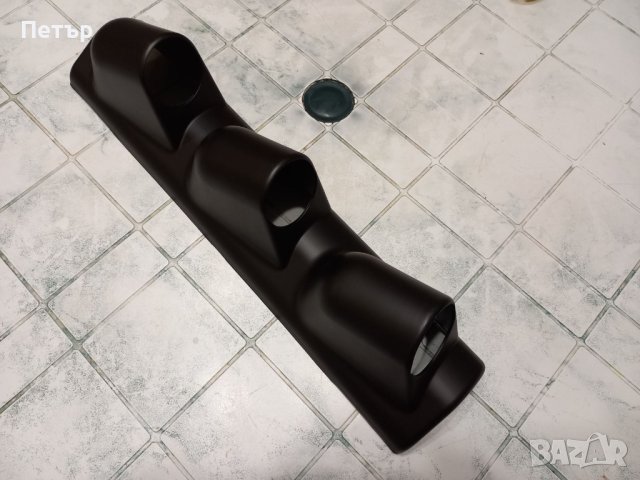 Стойка за конзола 52мм, тройна стойка за измервателен уред, бустметър, буустметър,колонка, снимка 3 - Аксесоари и консумативи - 40499058