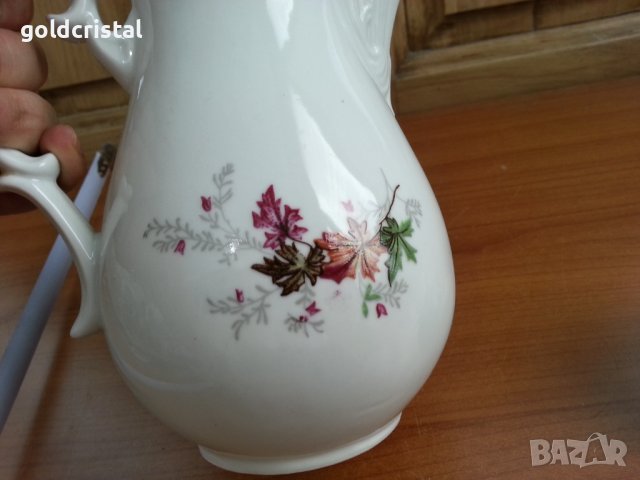 Стар български порцелан кана чийник , снимка 7 - Антикварни и старинни предмети - 37487693