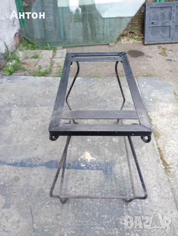 Мса от ковано желязо , 80 см  на 42  см, снимка 5 - Маси - 50397169