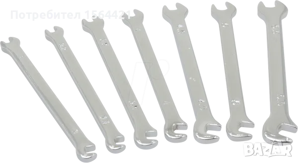 мини гаечни ключове 7 бр, 3 мм - 5,5 мм, Германия, снимка 2 - Ключове - 17018159