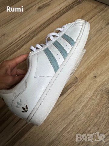 Оригинални мъжки кецове ADIDAS SUPERSTAR! 43 н, снимка 8 - Кецове - 52344509