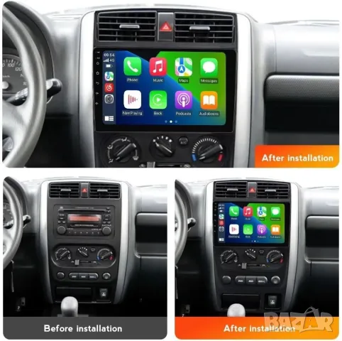 Мултимедия, за Suzuki Jimny, Двоен дин, Андроид, навигация, плеър, с Android, Suzuki, Jimny, 2 DIN, снимка 3 - Аксесоари и консумативи - 47628979