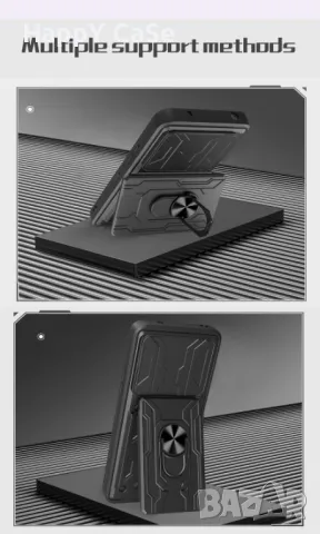 Xiaomi 14T / 14T Pro / RING CARD SLOT Удароустойчив кейс гръб калъф с магнит, снимка 6 - Калъфи, кейсове - 48226858