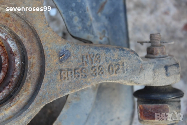 Шенкел главина преден десен Мазда 3 2008 2.3i 158hp Mazda 3 седан, снимка 4 - Части - 53134237