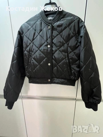Ново със премахнат етикет. Дамско оригинално бомбър якенце. ZARA 