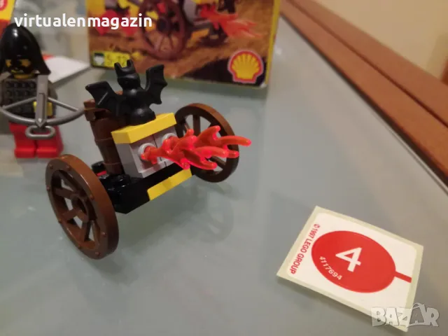 Конструктор Лего - LEGO Castle 2538 - Fright Knights Fire Cart, снимка 3 - Колекции - 50181904