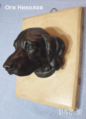 Метална пластика на ловно куче, снимка 5 - Антикварни и старинни предмети - 52016846