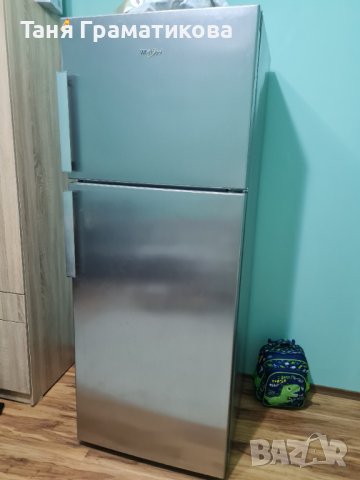 Голям хладилник Whirlpool със 7 години гаранция, снимка 3 - Хладилници - 44436543