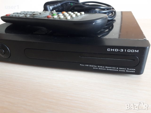 HD приемник за цифрова кабелна телевизия DVB-C Synaps CHD-3100M, снимка 2 - Приемници и антени - 38391541