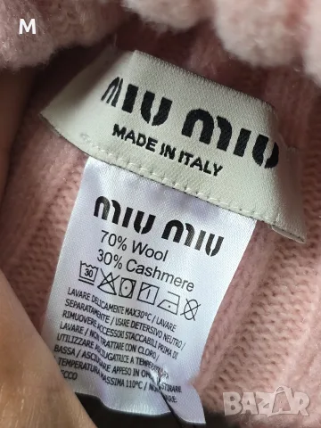 НОВА шапка MIU MIU от вълна и кашмир на намаление , снимка 3 - Шапки - 56221113