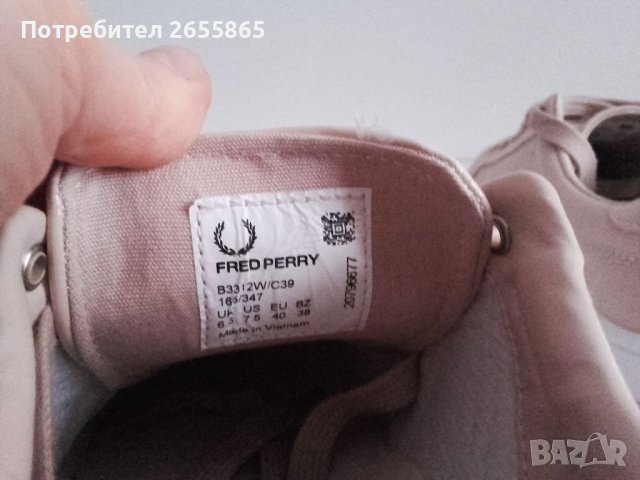 FRED PERRY дамски обувки p.40, снимка 4 - Дамски ежедневни обувки - 37760250
