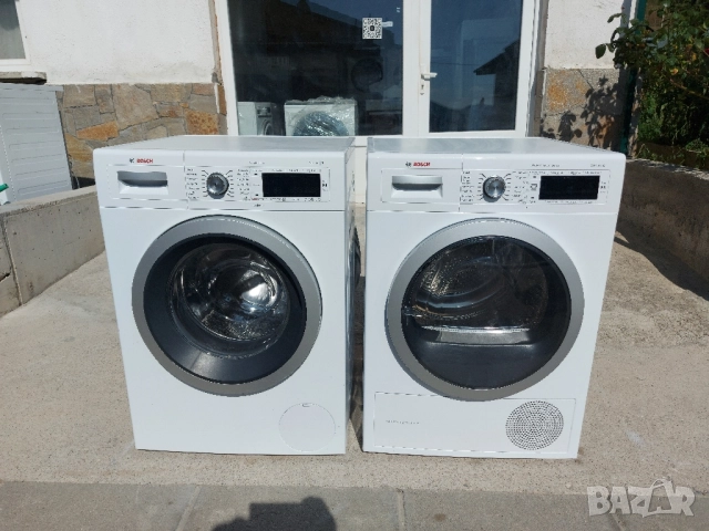 Комплект Пералня Bosch 8+ Сушилня Bosch 8A+++, снимка 1