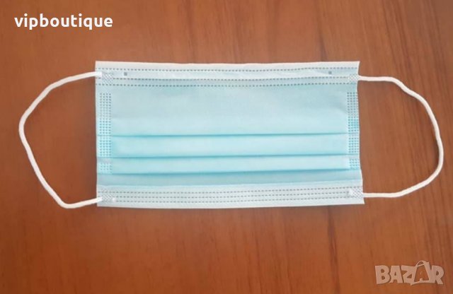 Медицински Еднократни Трислойни Предпазни Маски За Лице, снимка 2 - Медицински консумативи - 29417701