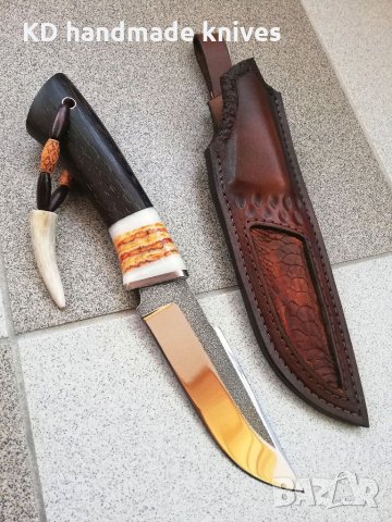 Ръчно изработен ловен нож от марка KD handmade knives ловни ножове, снимка 16 - Ножове - 34478488