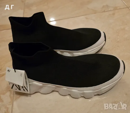 Мъжки леки маратонки с обуване тип чорап Zara
